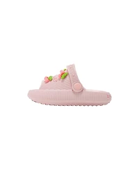 Bebe Little Girls Lightweight Eva Slide with Cherry Charms