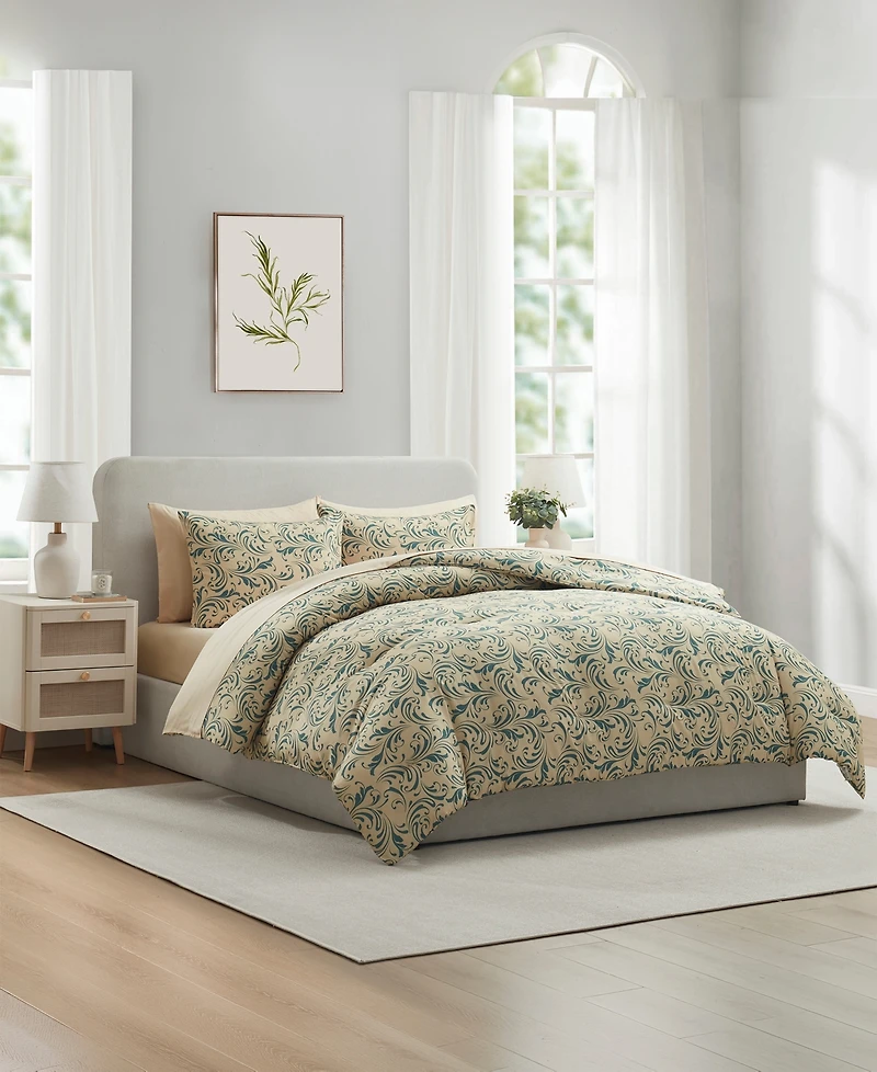 Nestl Luxury Soft Biomorphic Design -Pc. Comforter Set