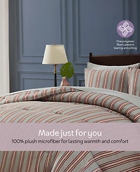 Nestl Luxury Soft Modern Striped Design 5-Pc. Comforter Set
