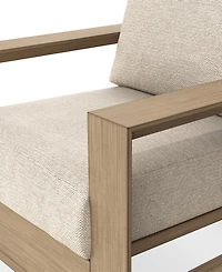 Mansfield 35" Olefin Outdoor Swivel Club Chair