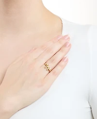 Macy's Cubic Zirconia Pave Bow Ring