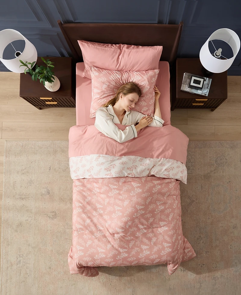 Nestl Luxury Soft Botanical Design 5-Pc. Comforter Set