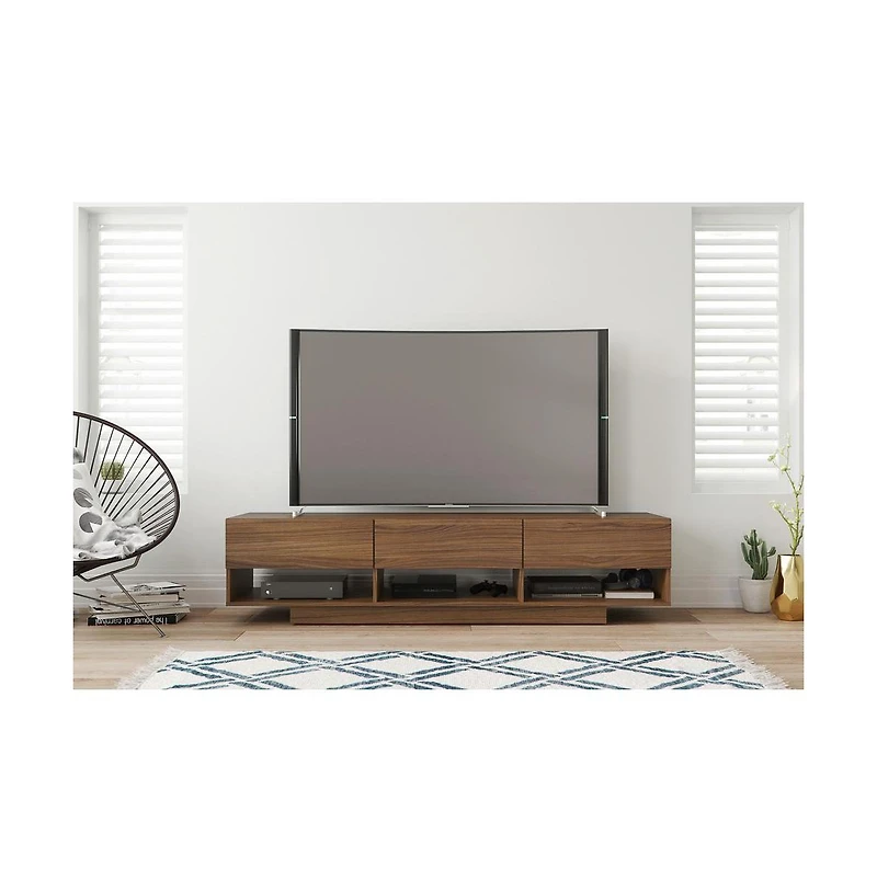 Nexera 72-Inch Tv Stand With 3-Drawers.