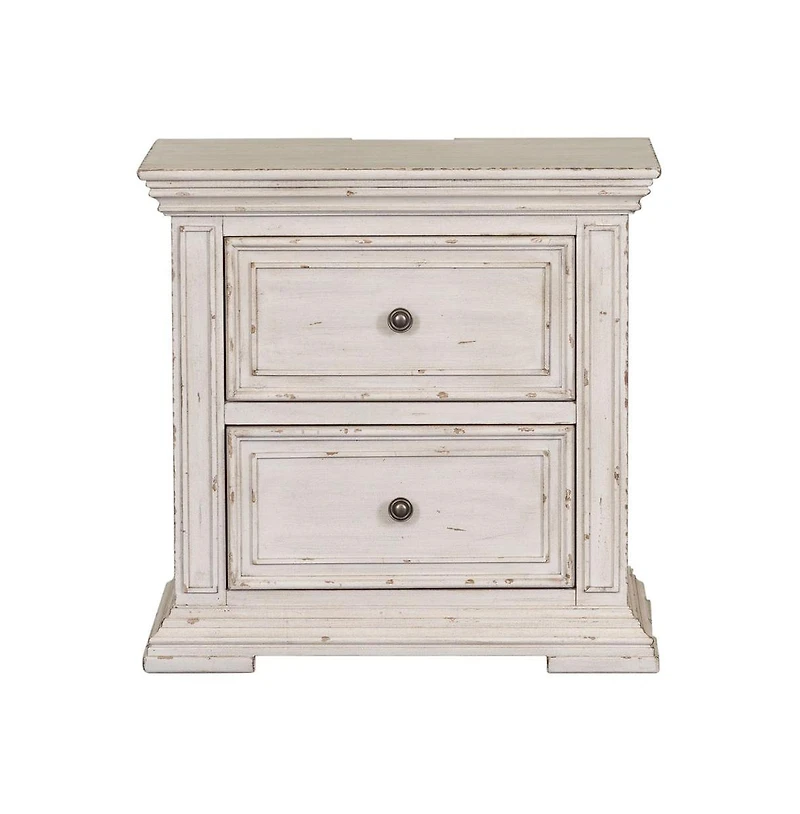 Liberty Furniture Industries, Inc Big Valley Bedside Chest w/ Charging Station