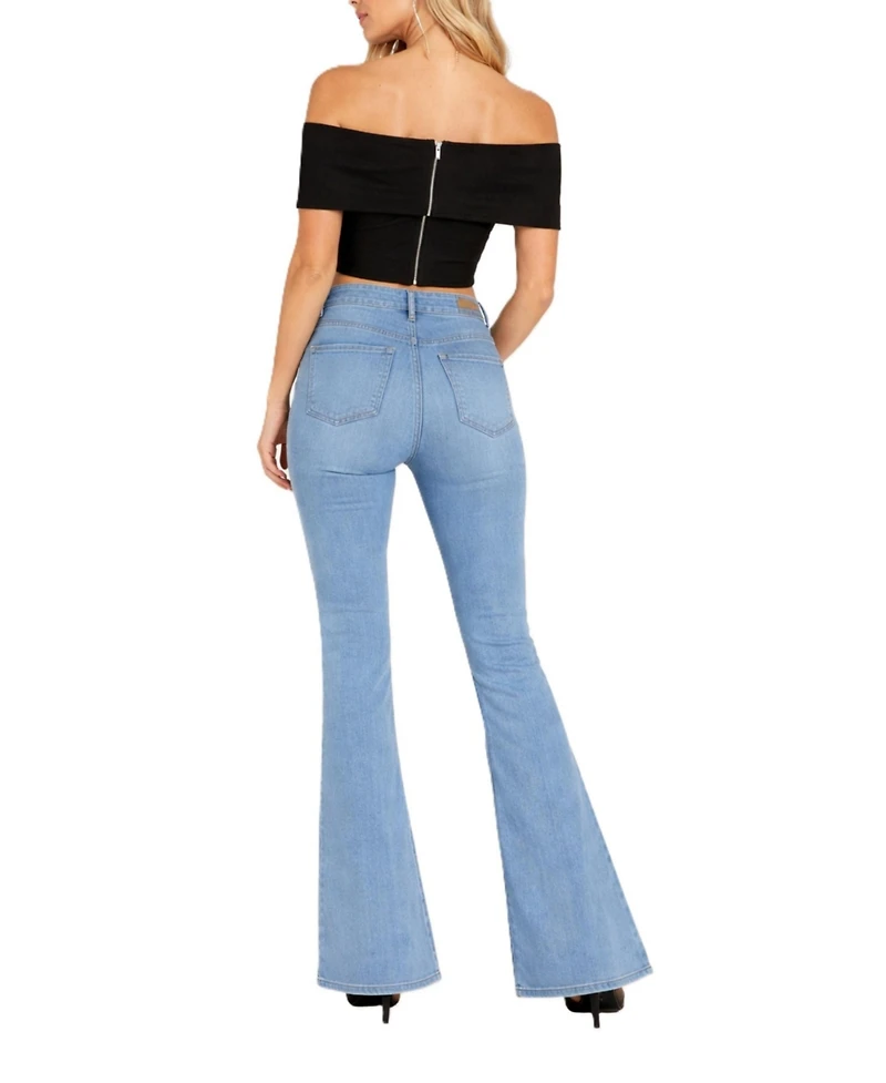 Nocturne Women's Foldover Zip-Front Bandeau Top