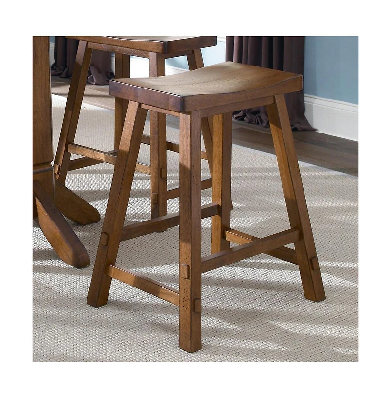 Liberty Furniture Industries, Inc Creations 24 Inch Sawhorse Counter Stool