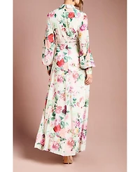 Coast Women's Pleated Lace Trim Midi Dress