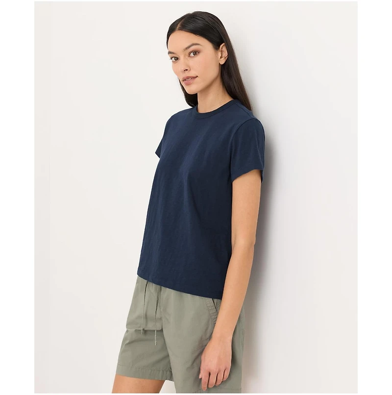 Pact Women's Organic Cotton Slub Crewneck Tee