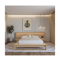 Nexera Extended Headboard with Integrated Shelves