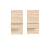 Nexera Milano Floating Nightstand Extension Panel Set of 2