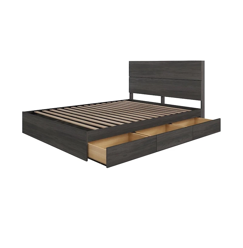 Nexera Bed Frame And Headboard, Queen.