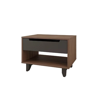 Nexera Nightstand 1-Drawer And Folding Door
