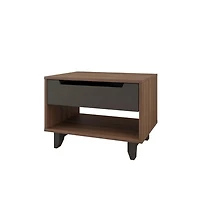 Nexera Nightstand 1-Drawer And Folding Door