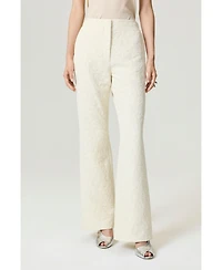 Nocturne Women's Contrast Fabric Detailed Pants