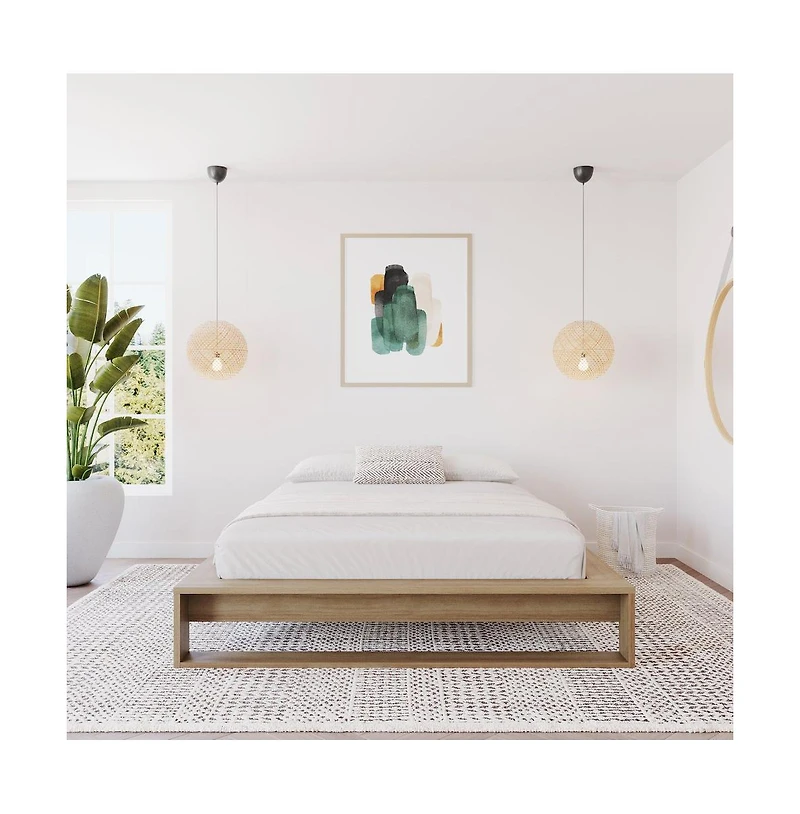 Nexera Lido Platform Bed with Slats