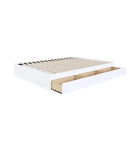 Nexera 3-Drawer Storage Bed Frame