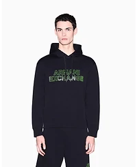 A|X Armani Exchange Men's Elevated Logo Hoodie Sweatshirt
