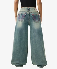 True Religion Women's Jessie Super Baggy T Jeans