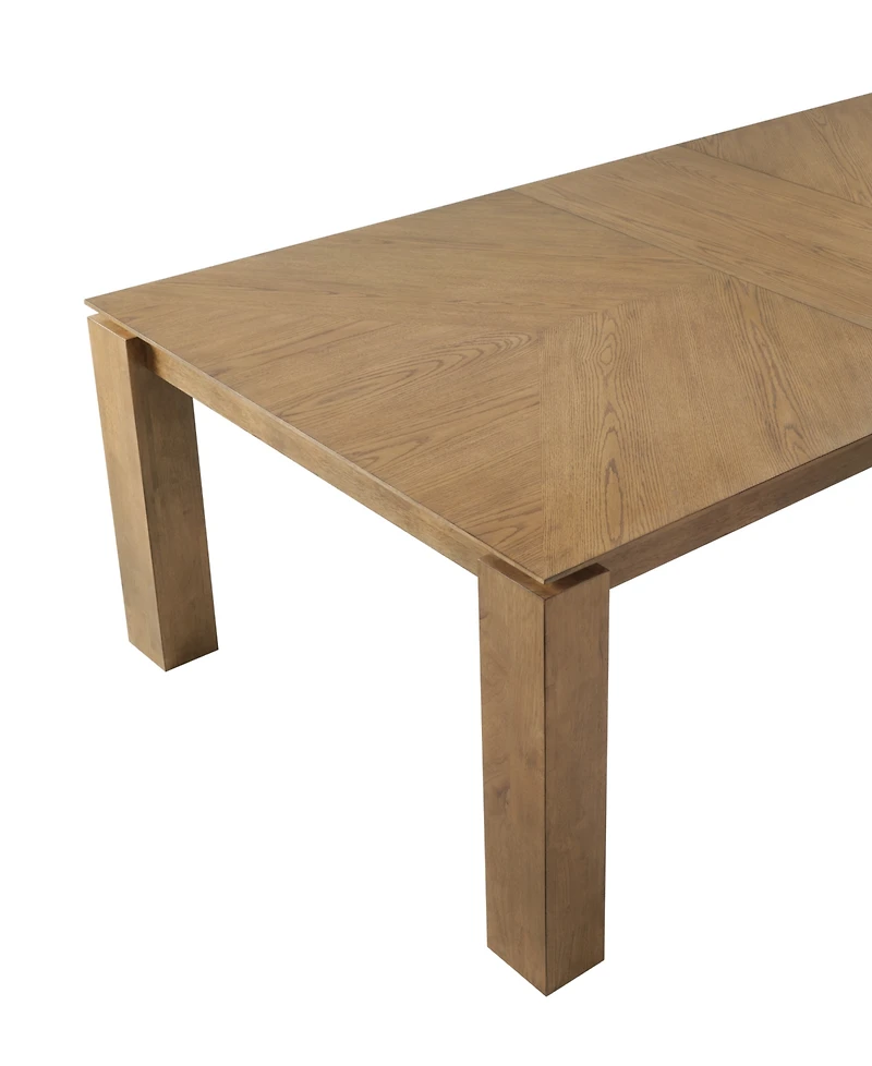 Selby 78" Wooden Rectangle Dining Table, Macy's Exclusive