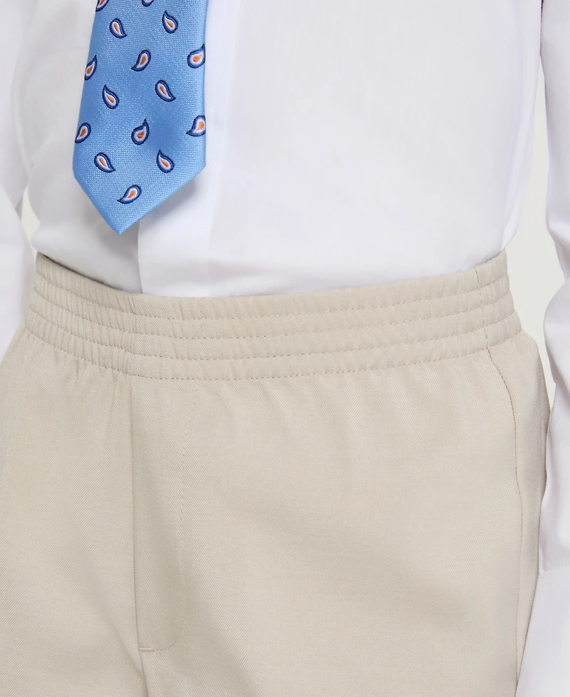 Haggar Boys' 4T-8 V-Neck Vest, Pants, Shirt and Tie, 4-Piece Set