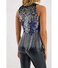 Nasty Gal Women's Embellished Tassel Vest