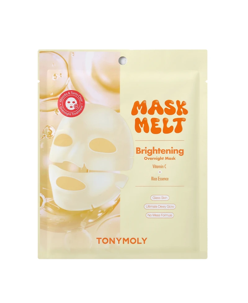 Tonymoly Mask Melt Brightening Overnight Hydrogel Mask, 1.30 oz.