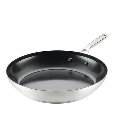 KitchenAid Stainless Steel 12" Ceramic Nonstick Frying Pan
