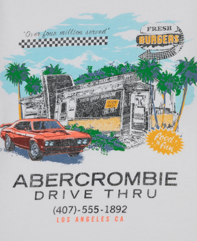 abercrombie kids Boys' Fresh Burgers T-Shirt
