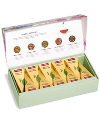 Tea Forte Wellbeing Herbal Retreat Petite Presentation Box with 10 Infusers