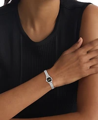 Calvin Klein Women's Ck Contemporary Silver Tone Stainless Steel Bracelet Watch, 18mm