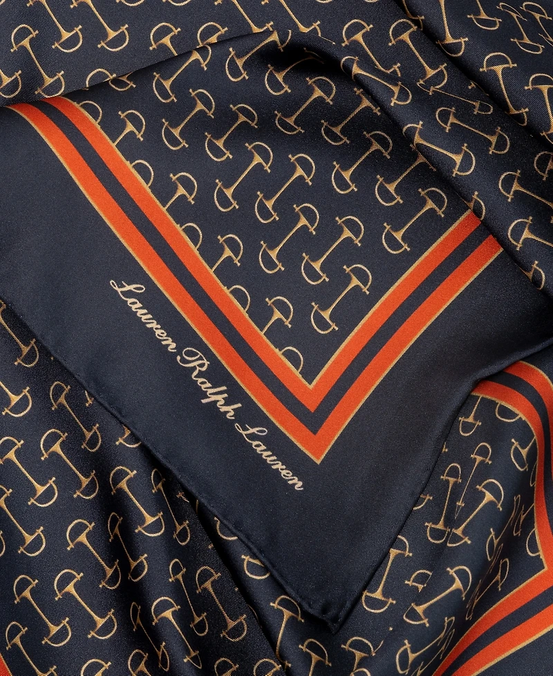 Lauren Ralph Lauren Equestrian Geo Small Square Scraf