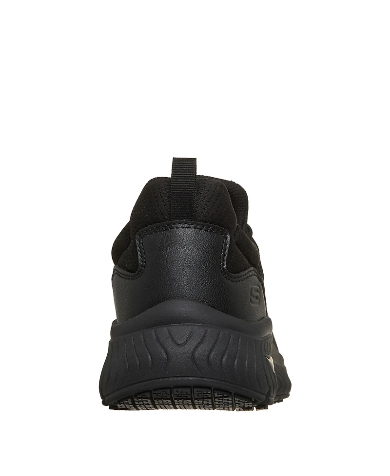 Skechers Men's Work Slip Resistant: Arch Fit Crosser - Rowynn Casual Sneakers from Finish Line