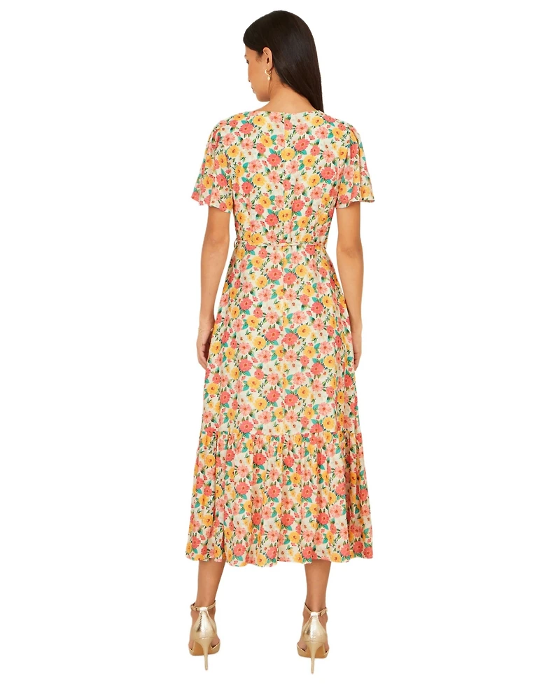 Yumi Women's Midi Tea Dress