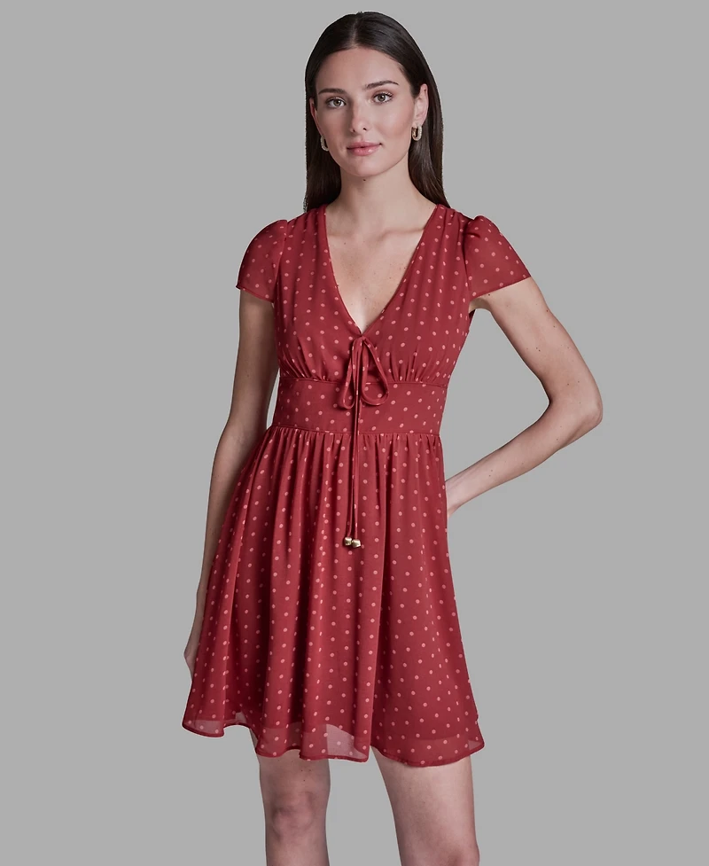 Bcbg Women's Short-Sleeve Mini Dress