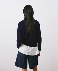 Mango Women's Knitted Polo-Neck Sweater