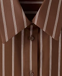 Mango Women's Pocket Striped Shirt