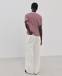 Mango Women's Striped Short-Sleeved T-Shirt