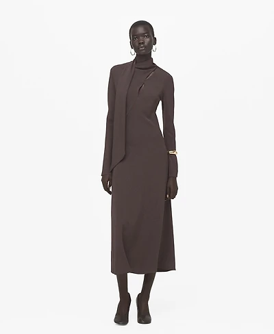 Mango Women's A-Line Foulard Dress