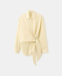 Mango Women's Stripped Knot Shirt