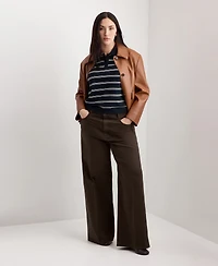 Mango Women's High-Waisted Wide Leg Jeans