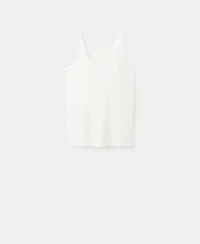 Mango Women's Cotton Round-Neck Top