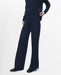 Mango Women's Straight Knitted Pants