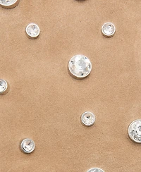 Mango Women's Suede Studded Handbag