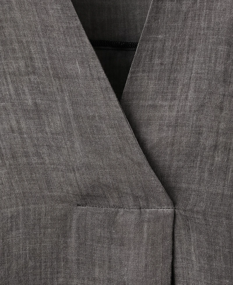 Mango Women's Overdyed Effect Ramie Kaftan