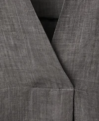 Mango Women's Overdyed Effect Ramie Kaftan