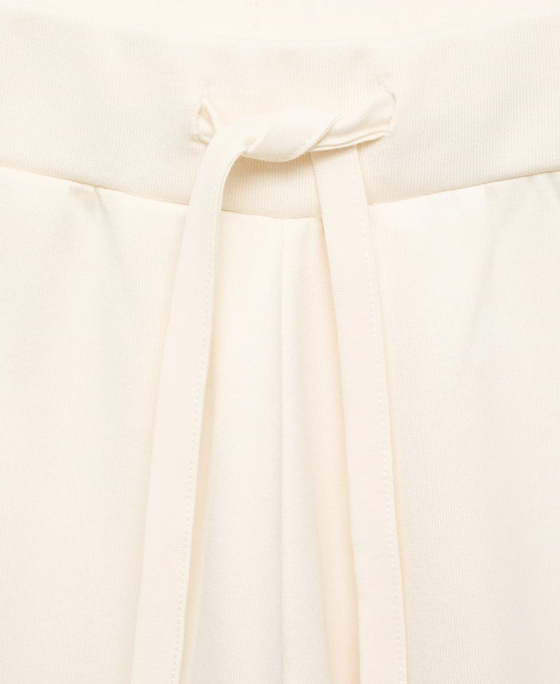 Mango Women's Fluid Long Cotton Pants