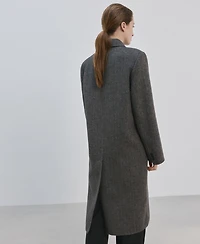 Mango Women's Double-Breasted Wool Coat