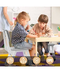 gaomon 2 Pack Adjustable Kid Kitchen Chairs Indoor 3 Level Adjustable Suitable for Age 2-10