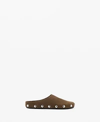 Mango Women's Studded Leather Shoes