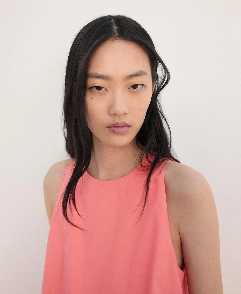 Mango Women's A-Line Cotton Blouse